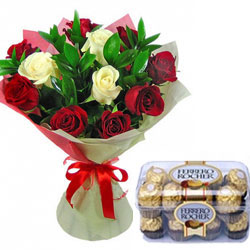 Roses & chocolates  to Kakinada