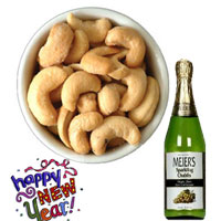 Cashews with  fruit juice