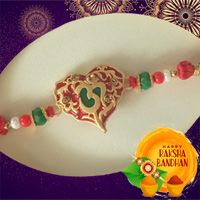 OM Rakhi with beads