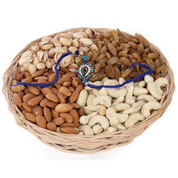 One kg Dry fruits & Rakhi