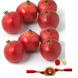 pomegranates with rakhi