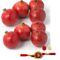 pomegranates with rakhi