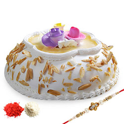 Almond Cake with Rakhi