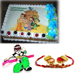 Rakhi with Chhota Bheem 