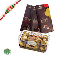 Enticing Chocolates with Rakhi to Rajahmundry