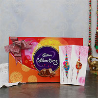 Rakhi With Chocolates 