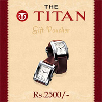 Titan Gift Vouchers Rs.2500/-