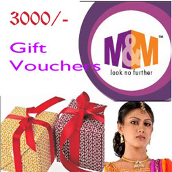 M&M - GUNTUR GIFT VOUCHER - RS.3000/- 