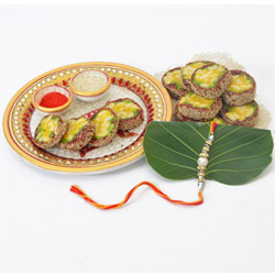 Kaju anjeer  with Rakhi  to Kakinada