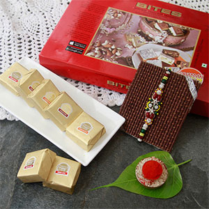 Rakhi with sweets to Kakinada