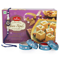 Soan Papdi With Rakhi