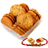 Rakhi with cookies