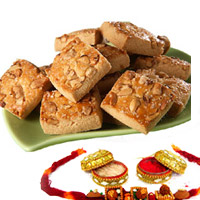 Rakhi with cookies