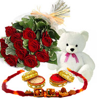 Rakhi with roses