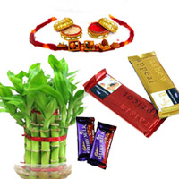 Lucky Bamboo with Rakhi