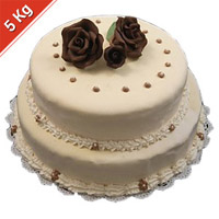 2 tier butter scotch  cake to Kakinada