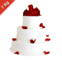 2 tier pineapple cake to Kakinada