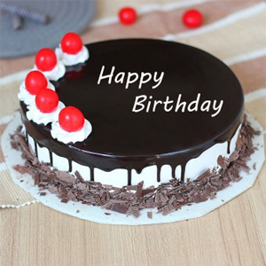 Black Forest Birthday Cake