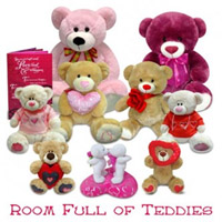 Room Full Of Love Teddies to Kakinada