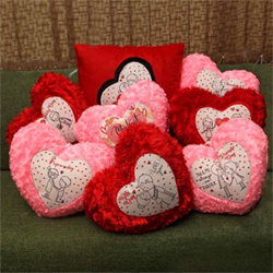 Set of 8 Love Cushions