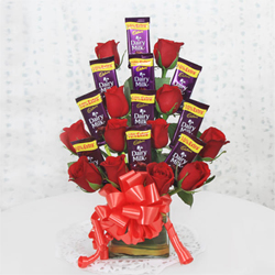 Red Roses & Dairy Milk Love