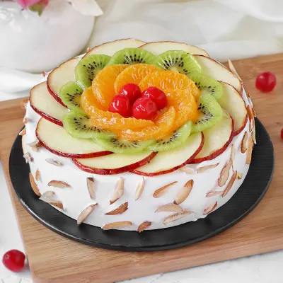 Fresh Fruit Almond Cake to Kakinada