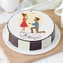 Delicious Proposal Cake (1 Kg)