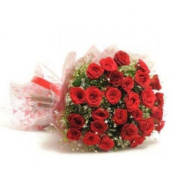 Red roses bunch to Kakinada