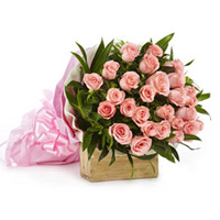 pink roses bunch