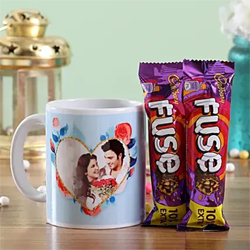 Personalised Mug & Fuse Chocolates to Vizag