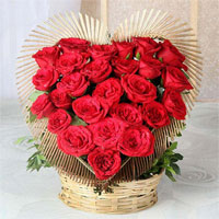 Heart shape basket  to Vizag