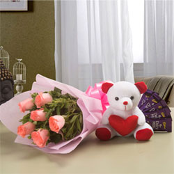 Flowers n Soft toy