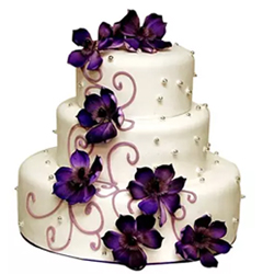 Fondant Weddng cake 5kg 